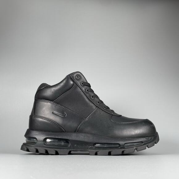 Nike Air Max ACG Goadome Men’s Size 8.5 Triple Black Waterproof Leather Boot GUC - Picture 6 of 9